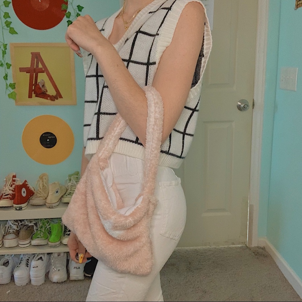 Fluffy mini/shoulder bag!